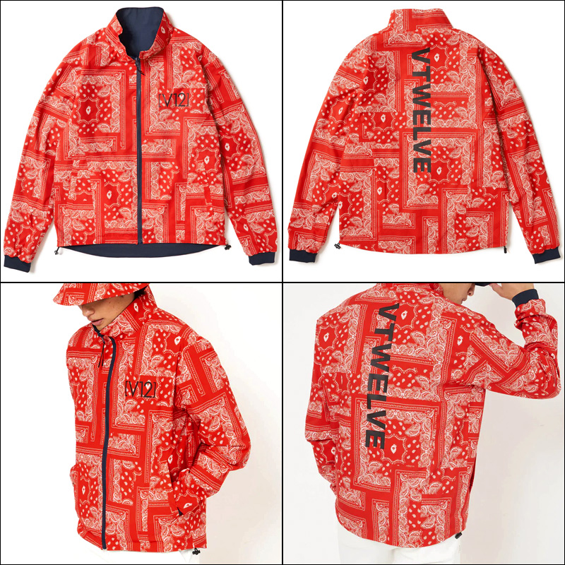 V12 リバーシブル REVERSIBLE BANDANA JKT