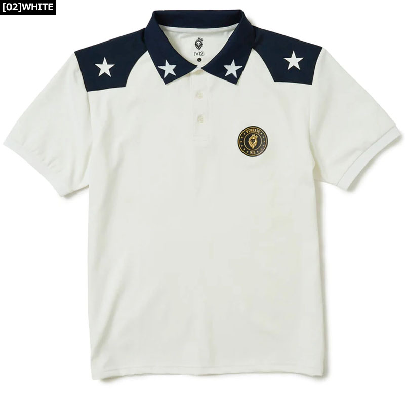 V12 星柄ポロシャツ Lサイズ 楽天市場】【V12/ヴィ トゥエルヴ】V122210-CT05BACK STAR POLO