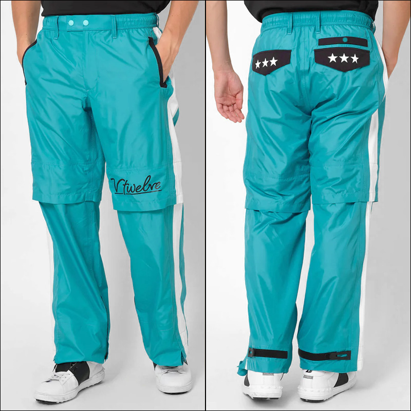 V12 ゴルフ メンズ レインパンツ 2WAY WAC RAIN PANTS V122310