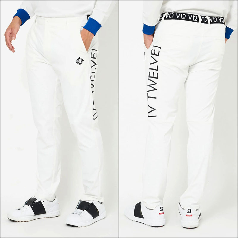 V12 クーポン有 ゴルフ メンズ ロングパンツ LIB PANTS V122310