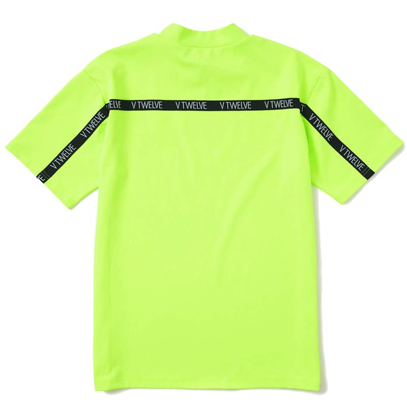 V12（ヴィ・トゥエルヴ） ゴルフ メンズ 吸水速乾 半袖 モックネック