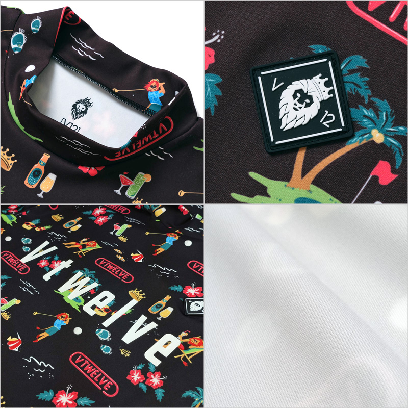 V12（ヴィ・トゥエルヴ） ゴルフ × LEONコラボ レディース モック