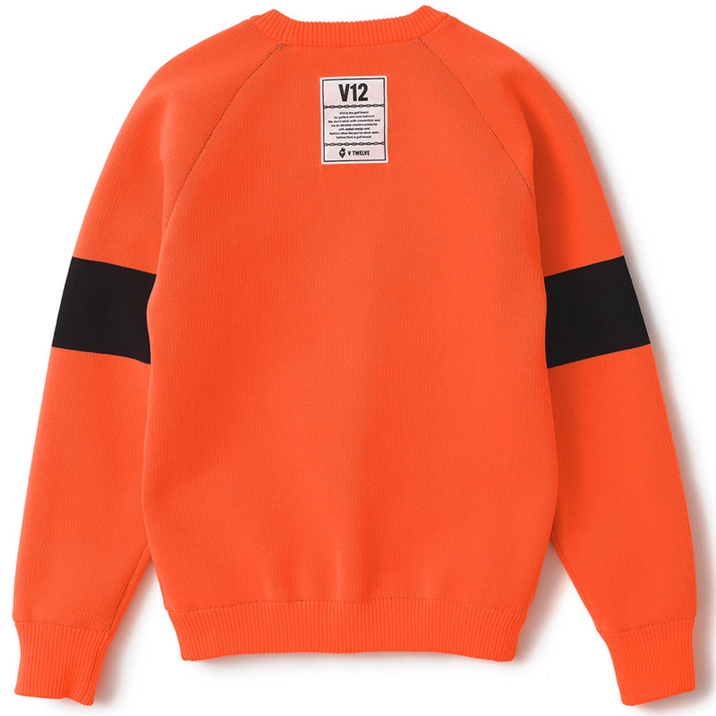 V12（ヴィ・トゥエルヴ） ゴルフ レディース クルーネックニット 防風