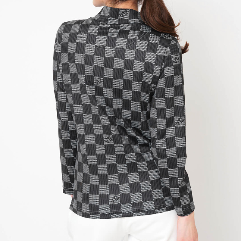 V12 ゴルフ レディース ストレッチ 長袖 モックネックシャツ DAM MOCK V122420-MK08 ヴィ・トゥエルヴ 【新品】TCBR ゴルフウェア おしゃれ モックシャツ V12GOLF AUG3 V12（ヴィ・トゥエルヴ） ゴルフ レディース ストレッチ 長袖 モック