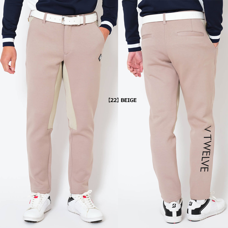 V12（ヴィ・トゥエルヴ） ゴルフ メンズ ストレッチ ロングパンツ SHOT