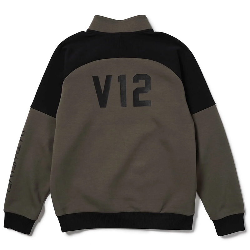 2024年モデル V12 ヴィトゥエルヴ フルジップパーカー ゴルフウェア L V12 ヴィトゥエルブ ゴルフ GAME JKT ジップ パーカー トップス ゴルフ