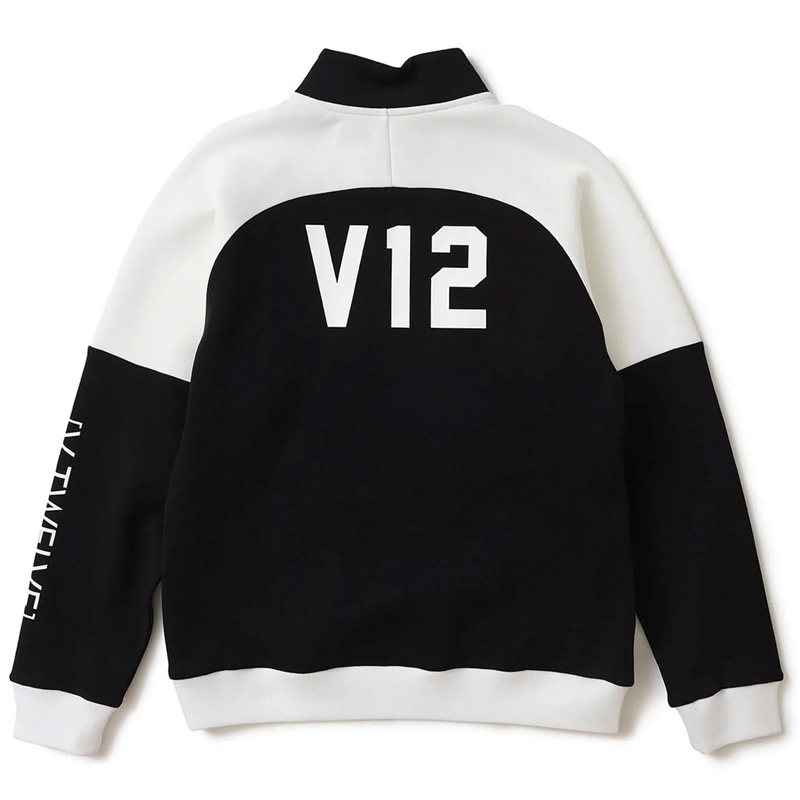 2024年モデル V12 ヴィトゥエルヴ フルジップパーカー ゴルフウェア L V12 ヴィトゥエルブ ゴルフ GAME JKT ジップ パーカー トップス ゴルフ
