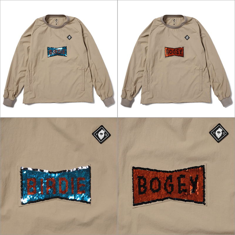 V12（ヴィ・トゥエルヴ） ゴルフ × LEONコラボ メンズ プルオーバー