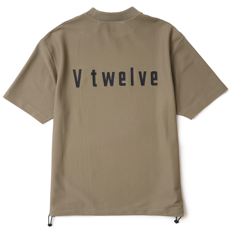 VTWELVE V12 ゴルフ　モックネックシャツ V12 ゴルフ 2025 メンズ モックネック 半袖シャツ COMFO MOCK