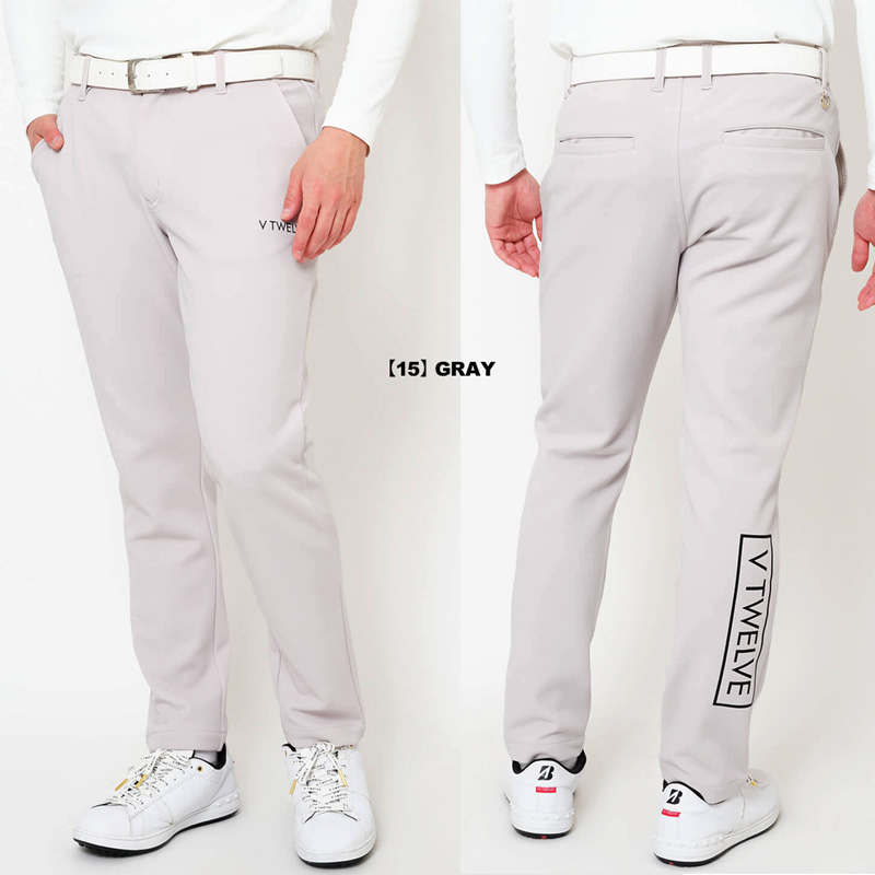 V12（ヴィ・トゥエルヴ） ゴルフ 2025 メンズ テーパード ロングパンツ