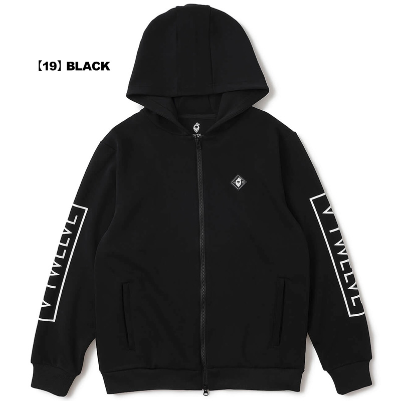 V12（ヴィ・トゥエルヴ） ゴルフ 2025 メンズ ジップアップ パーカー