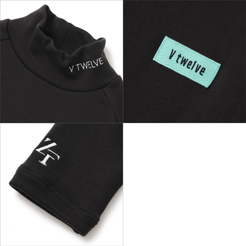 V12（ヴィ・トゥエルヴ） ゴルフ×ZEROFITコラボ 2025 メンズ モック