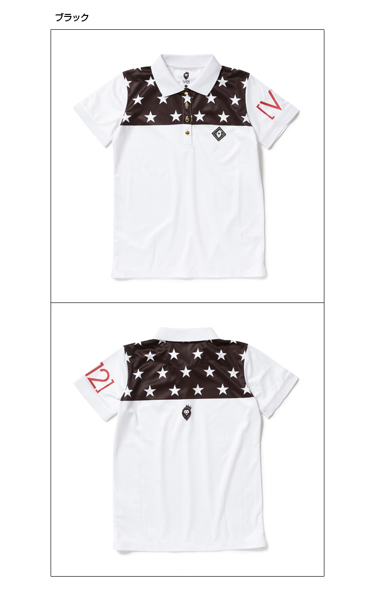 V12（ヴィ・トゥエルヴ） ゴルフ レディース ハーフスター 半袖