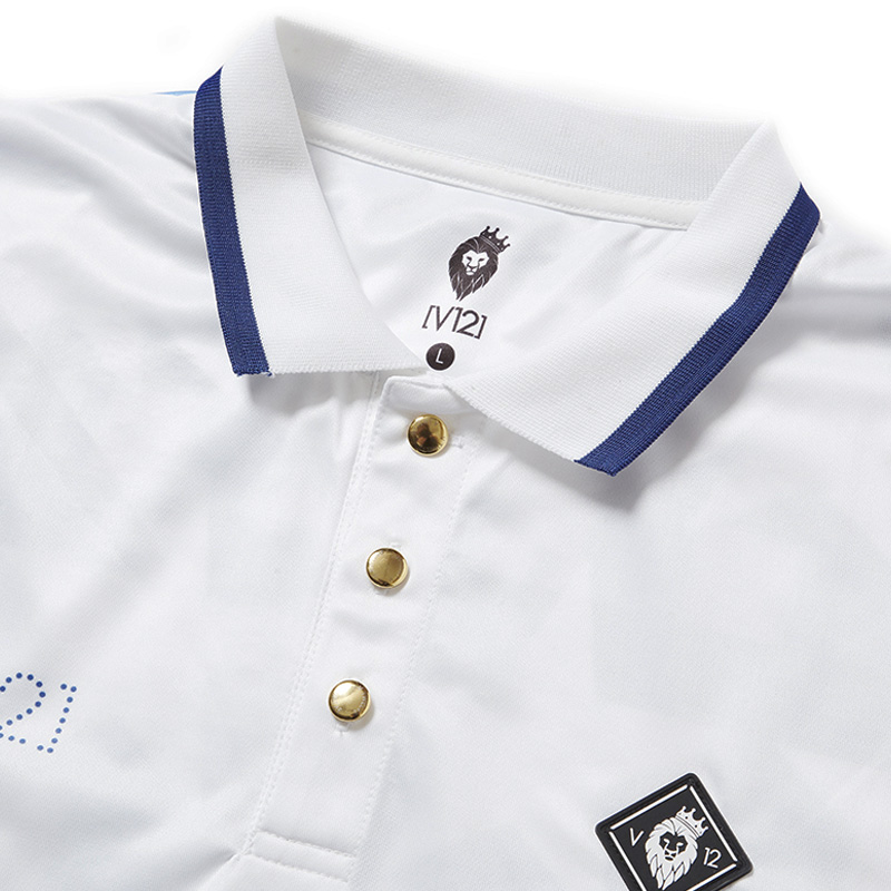 V12（ヴィ・トゥエルヴ） ゴルフ メンズ 半袖ポロシャツ STAR CHECK