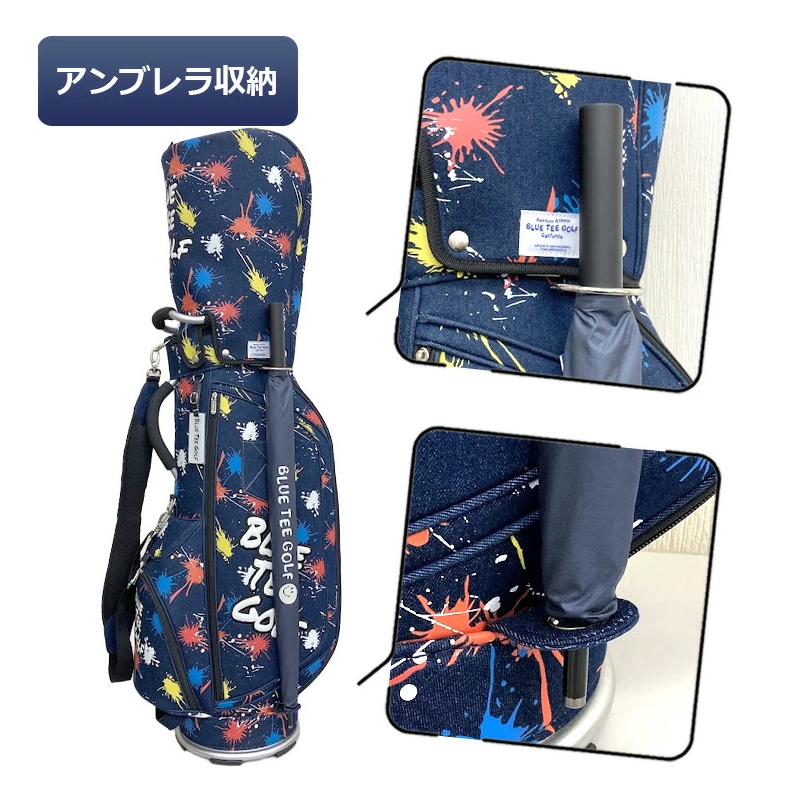 BLUE TEE GOLF（ブルーティーゴルフ） 9型 デニムペイント キャディ