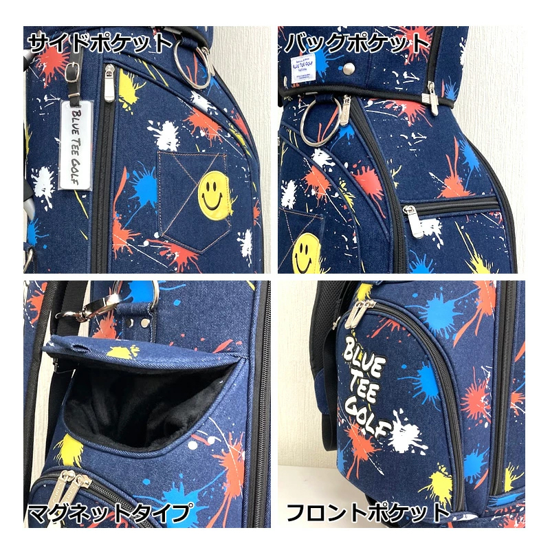 BLUE TEE GOLF（ブルーティーゴルフ） 9型 デニムペイント キャディ