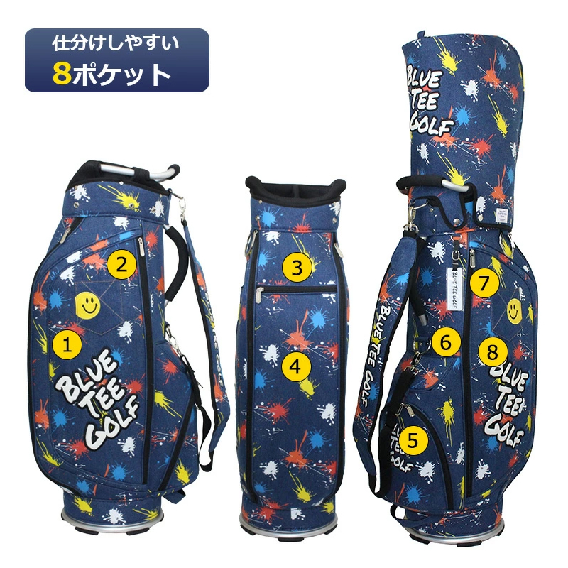 BLUE TEE GOLF（ブルーティーゴルフ） 9型 デニムペイント キャディ