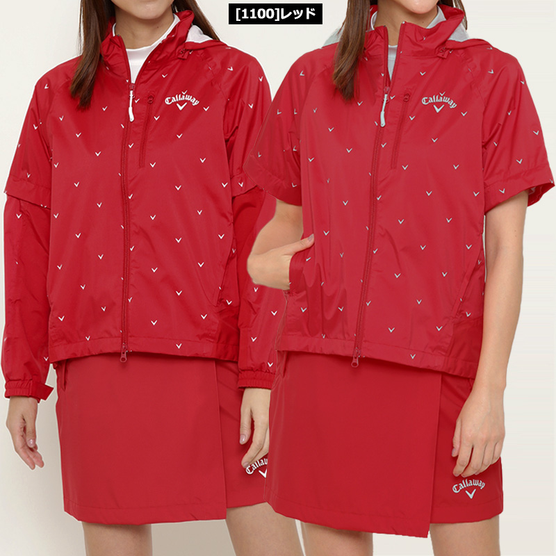 Callaway レインジャケット スカートセット　Mサイズ Callaway（キャロウェイ） レディース セットアップ レインウェア