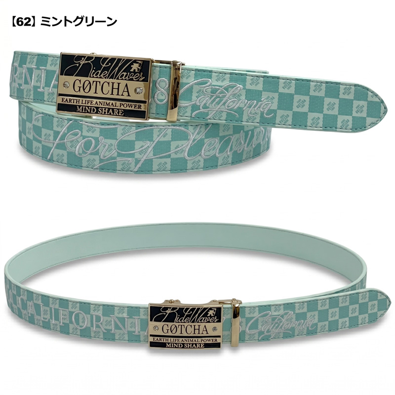 GOTCHA GOLF ガッチャゴルフ 2026 メンズ ホールレスベルト シャイニー