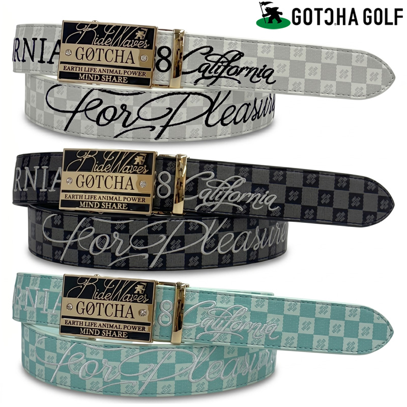 GOTCHA GOLF ガッチャゴルフ 2026 メンズ ホールレスベルト シャイニー