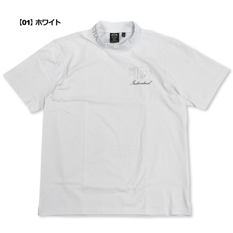 GOTCHA GOLF ガッチャゴルフ 2026 モックネック半袖シャツ マルチ