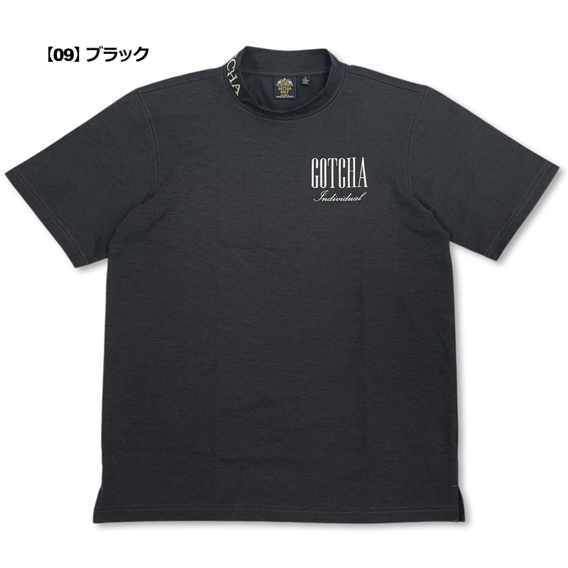 GOTCHA GOLF ガッチャゴルフ 2026 モックネック半袖シャツ マルチ