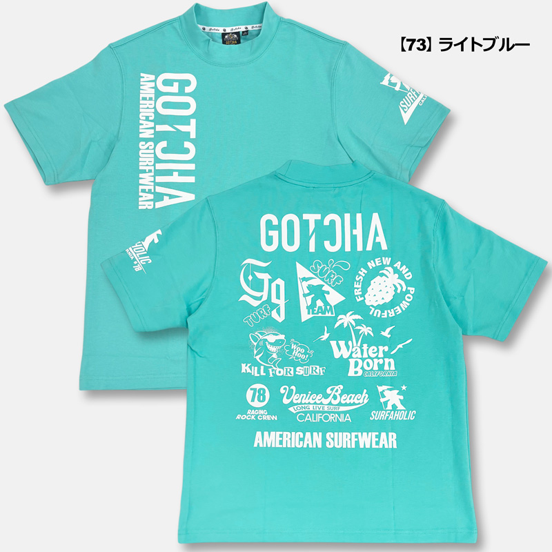 GOTCHA GOLF ガッチャゴルフ 2026 モックネック 半袖シャツ UVカット