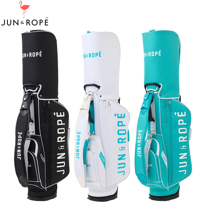 【美品】JUN&ROPE'ジュンアンドロペ レディースキャディーバック軽量 JUN&ROPE'（ジュンアンドロペ） JUN＆ROPE 2026 9型 スタンド式