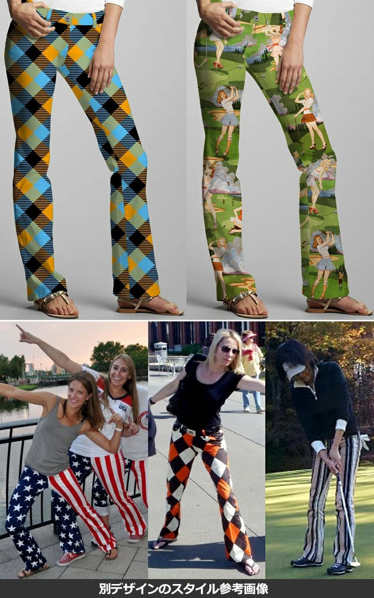 LOUDMOUTH ラウドマウス レディース ロングパンツ ジーンズ