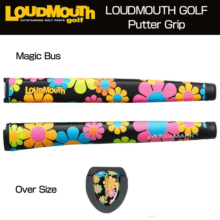 ラウドマウス Loudmouth ゴルフ パターグリップ オーバー ビッグサイズ マジックバス Magic Bus 新品 メンズ/レディース/子供用  ゴルフパーツ