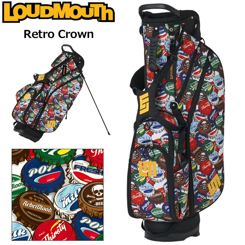 ラウドマウス 8.5型 軽量 スタンドバッグ レトロクラウン LM 