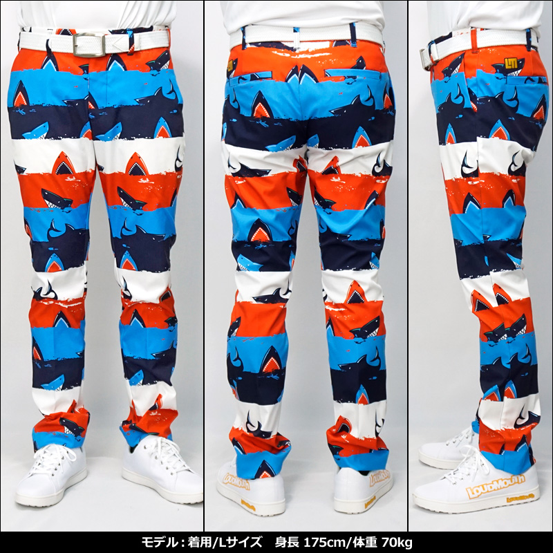 LOUDMOUTH ラウドマウス ゴルフ シュガースカル パンツL マルチ