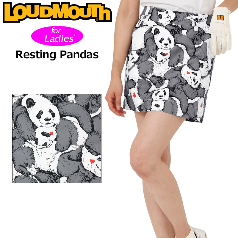 ラウドマウス レディース スカート インナー付 Resting Pandas レスティングパンダ 763351(348) メール便発送 日本規格  3SS2 Loudmouth スコート APR3