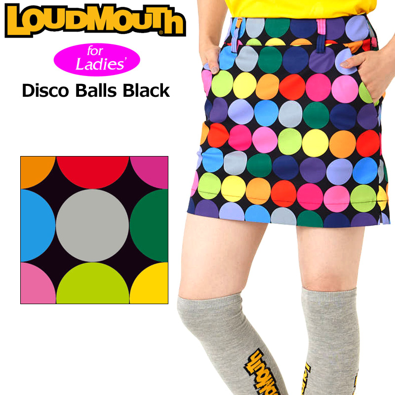 LOUDMOUTH フラミンゴブルー、レオパード キュロットスカート L LOUDMOUTH フラミンゴブルー、レオパード キュロットスカート L