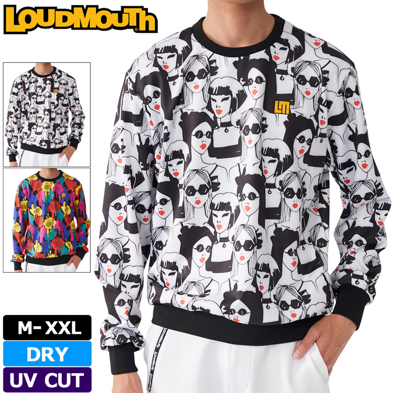 ラウドマウス メンズ 長袖 スウェット 吸汗速乾 UVカット 773500 トレーナー 【日本規格】【新品】SCBR Loudmouth メンズウェア ゴルフウェア スエット SEP2 LOUDMOUTH（ラウドマウスゴルフ） ラウドマウス メンズ 長袖