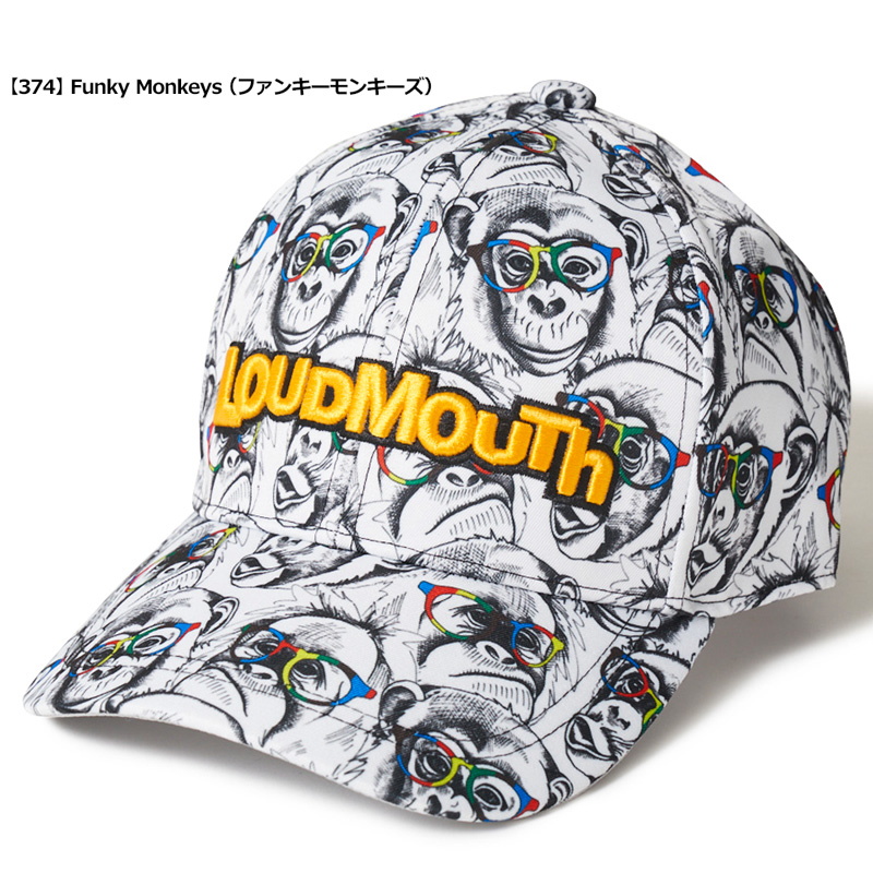 ラウドマウス ツイル キャップ 773921 日本規格 3WF2 Loudmouth 刺繍 帽子 総柄 派手 派手な 個性 目立つ メンズ レディース  SEP2