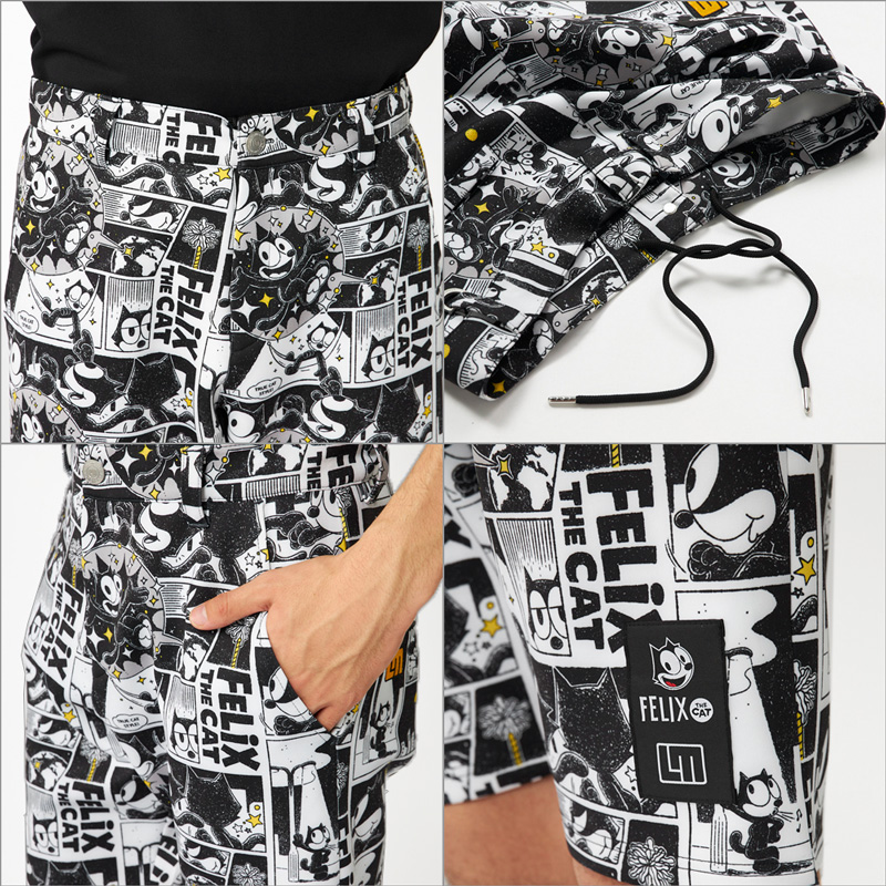 LOUDMOUTH ラウドマウス × FELIXコラボ 2025 メンズ ショート