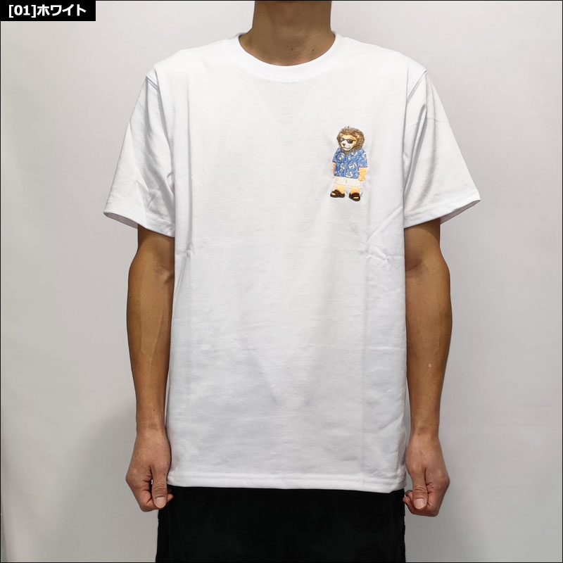 NESTA BRAND（ネスタブランド） ライオンロゴ刺繍 半袖 Tシャツ