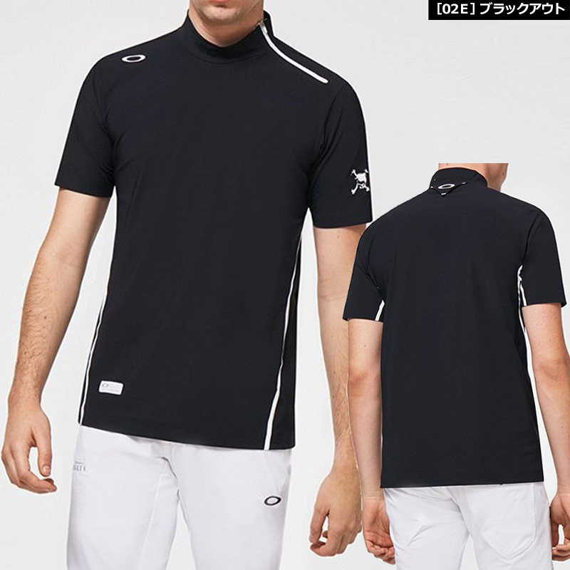 OAKLEY（オークリー） クーポン有 スカル モックネック 半袖シャツ