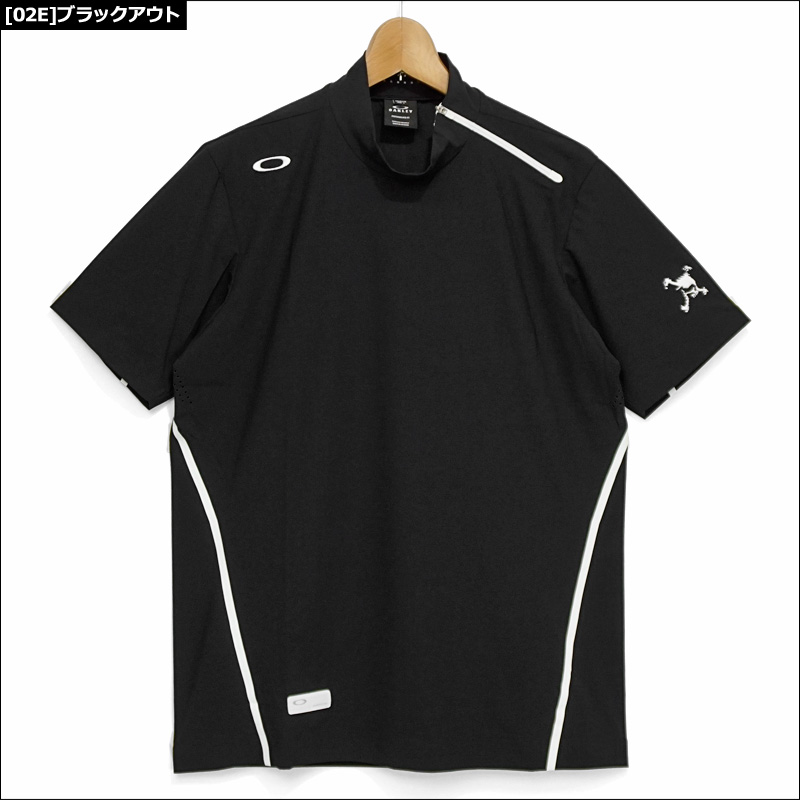 OAKLEY（オークリー） クーポン有 スカル モックネック 半袖シャツ