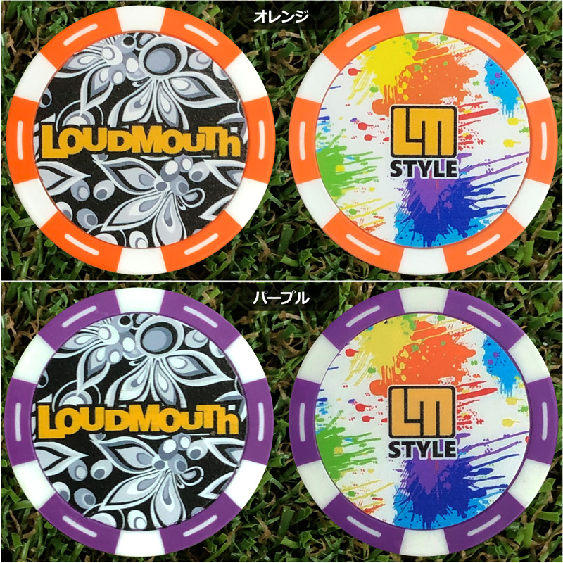 (週末特価)navika Loudmouth(ラウドマウス) ゴルフマーカー ラウドマウス公認・当店限定 サニーサイドゴルフ x ラウドマウス