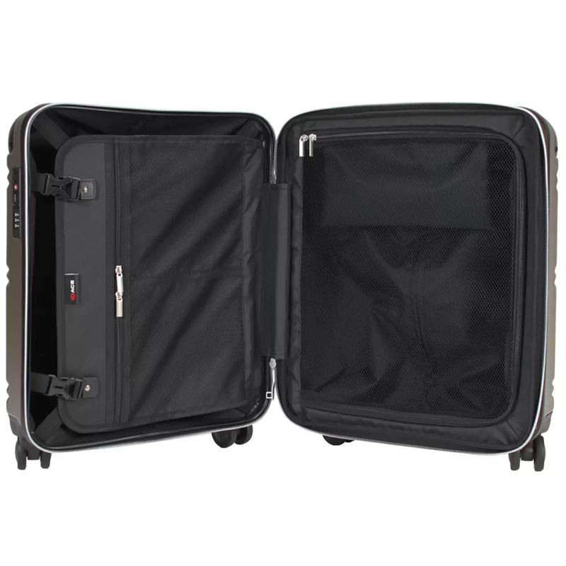 新品未使用　ACE EXACT　スーツケース 黒 Ace（エース） スーツケース EXACT 38L〜46L 機内持込みサイズ TSA