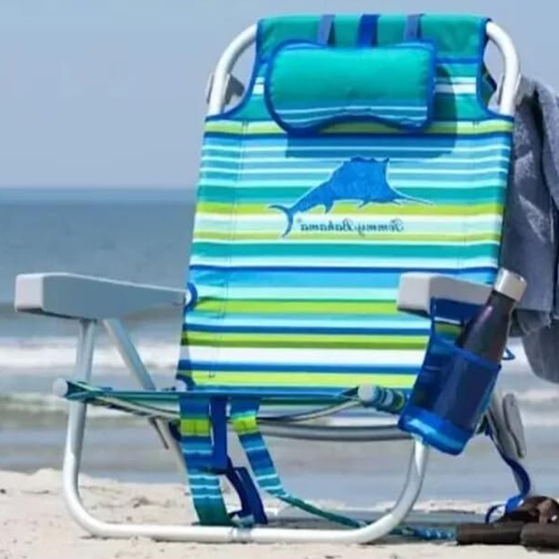 Tommy Bahama（トミー バハマ） ビーチチェア ブルーストライプ 5段階