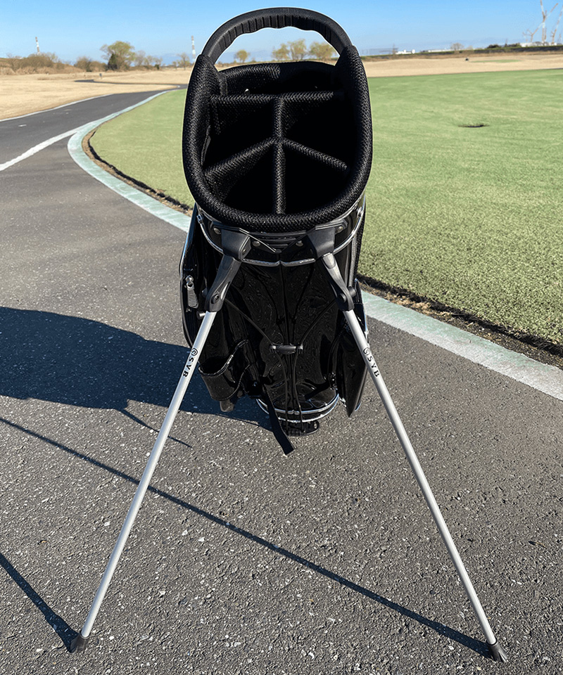 SYB 9型 エナメル スタンドバッグ ミラーブラック TAAR スタンド式