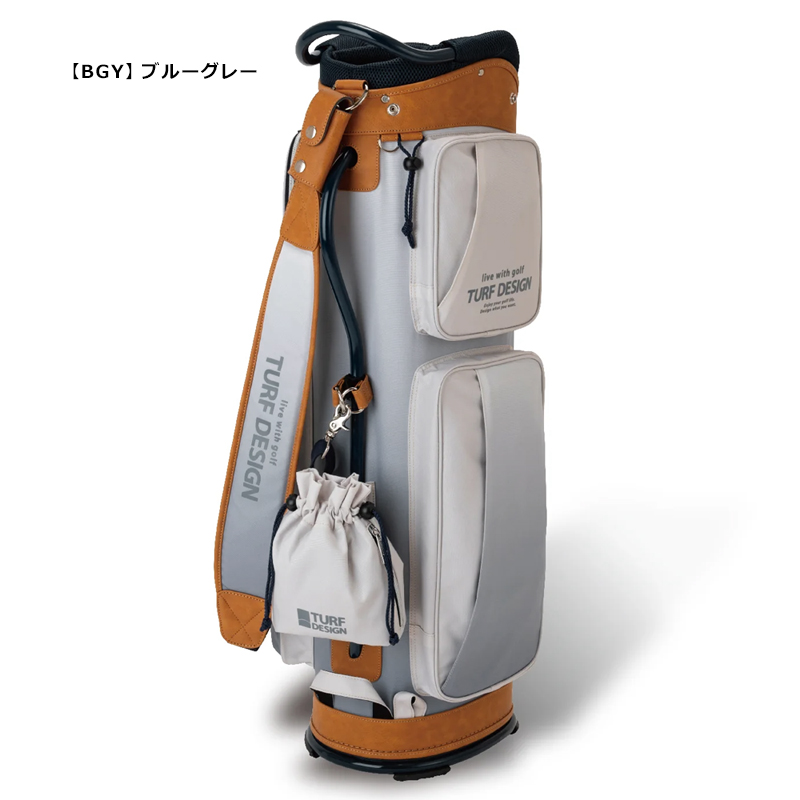 TURF DESIGN クーポン有 ターフデザイン 9.5型 キャディバッグ 巾着袋