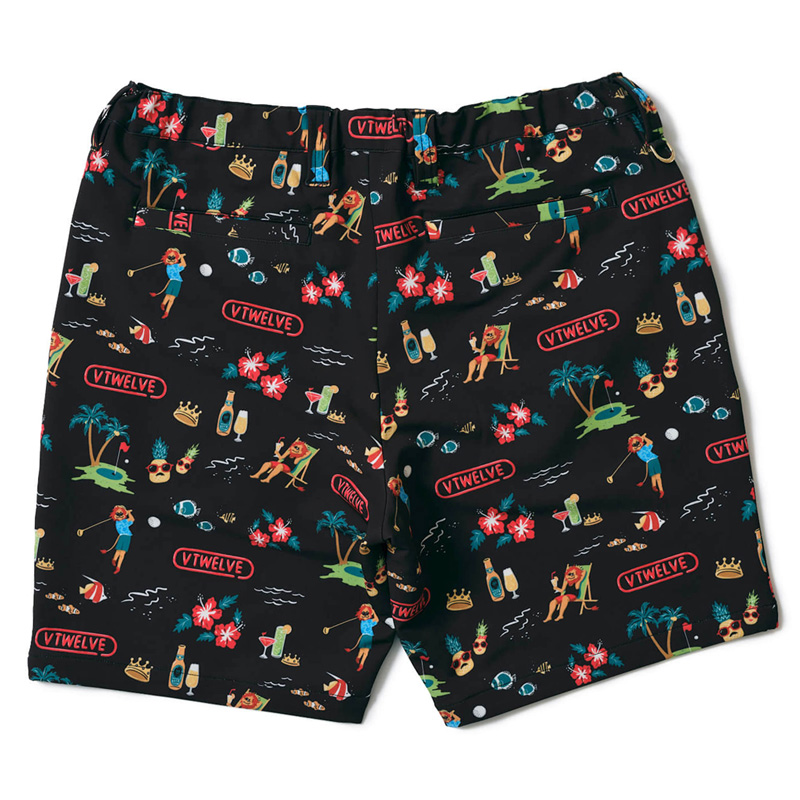 新品正規品L【V12×LEON】RESO SHORTS ショートパンツ コラボ V12（ヴィ・トゥエルヴ） ゴルフ × LEONコラボ メンズ ショートパンツ