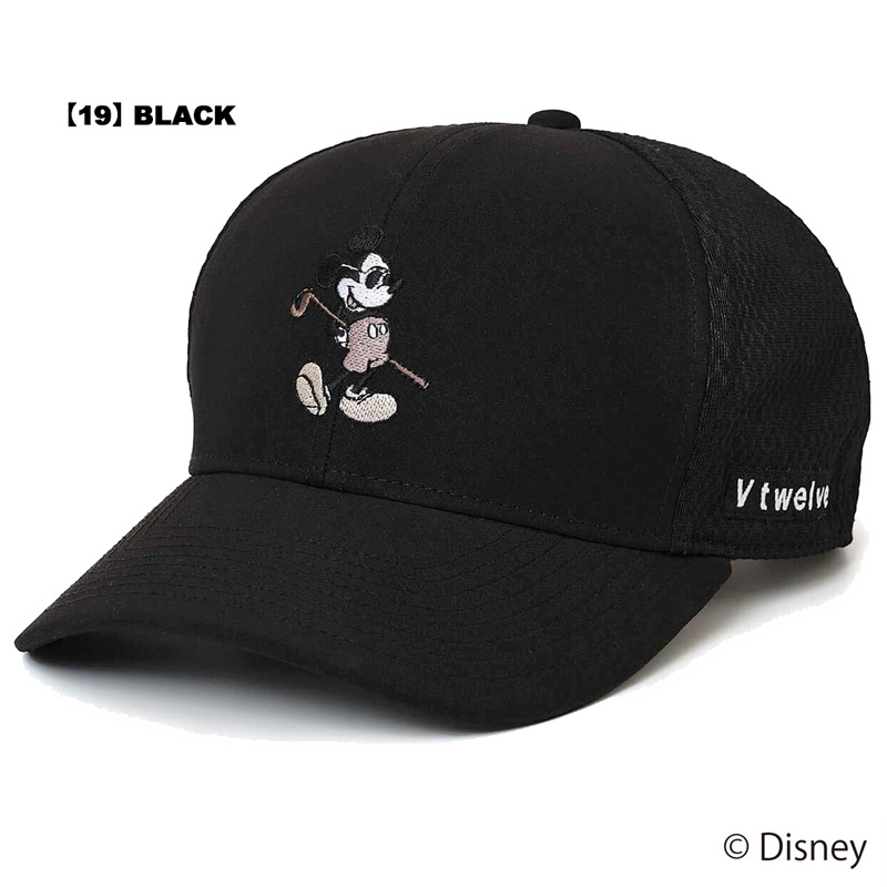 V12 ゴルフ × ディズニーコラボ メッシュキャップ SM CAP V122515-CP01