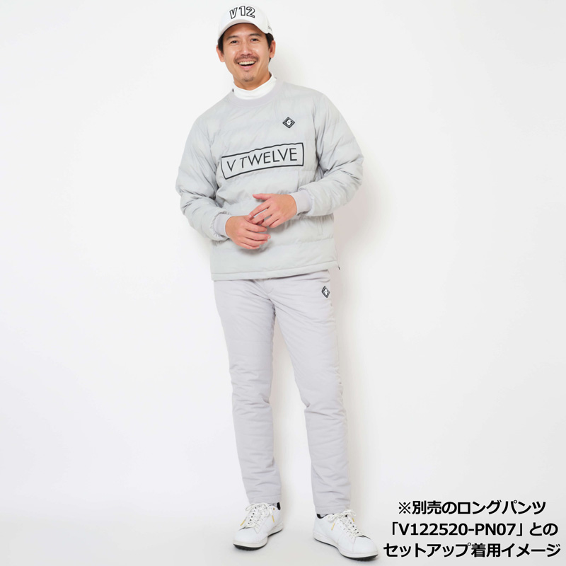 V12（ヴィ・トゥエルヴ） ゴルフ メンズ 長袖ジャケット 中綿スニード 