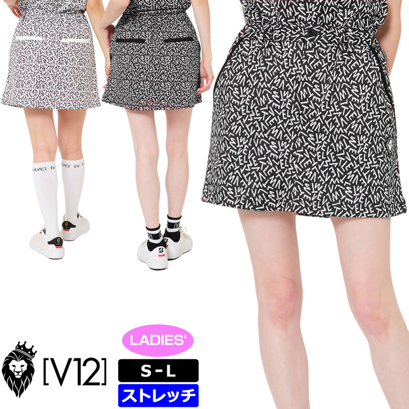 V12（ヴィ・トゥエルヴ） ゴルフ 2026 スカート KH SKIRT V122610-SK07