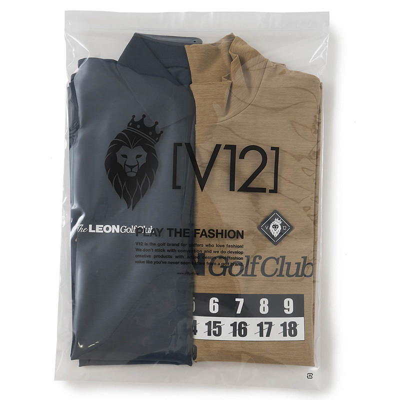 V12（ヴィ・トゥエルヴ） ゴルフ × LEON コラボ 2026 メンズ 半袖